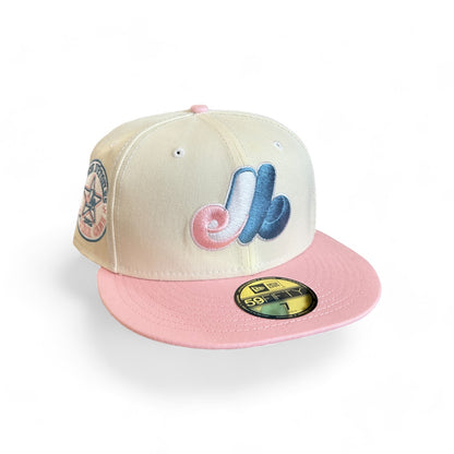 MONTREAL EXPOS "COTTON CANDY" 1982 ALL STAR GAME NEW ERA 59FIFTY HAT