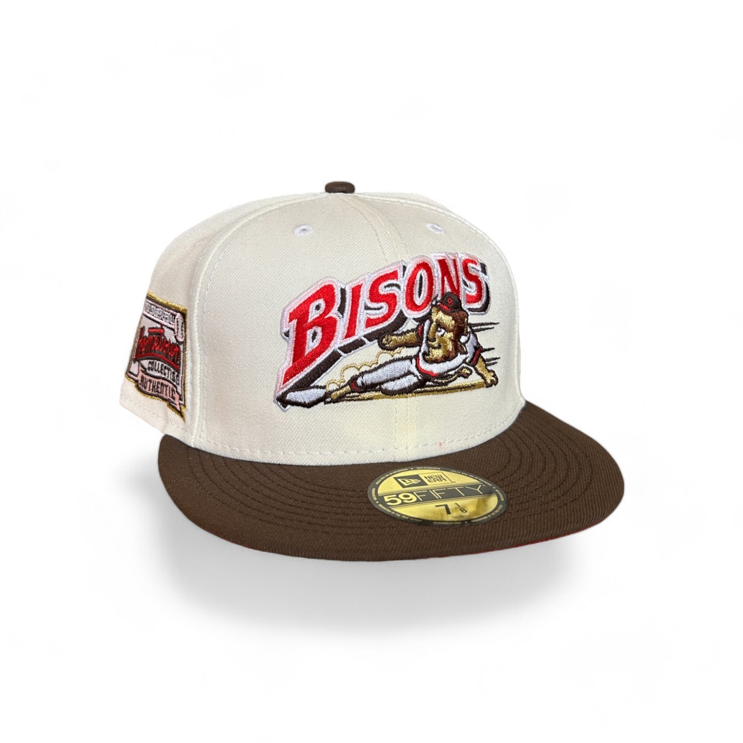 BUFFALO BISONS CHROME MINOR LEAGUE HOMETOWN PATCH NEW ERA 59FIFTY HAT