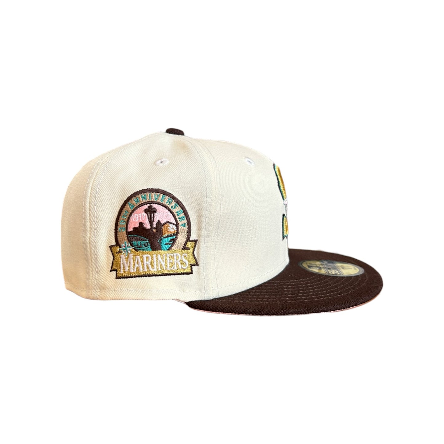 SEATTLE MARINERS CHROME 30TH ANNIVERSARY NEW ERA 59FIFTY HAT