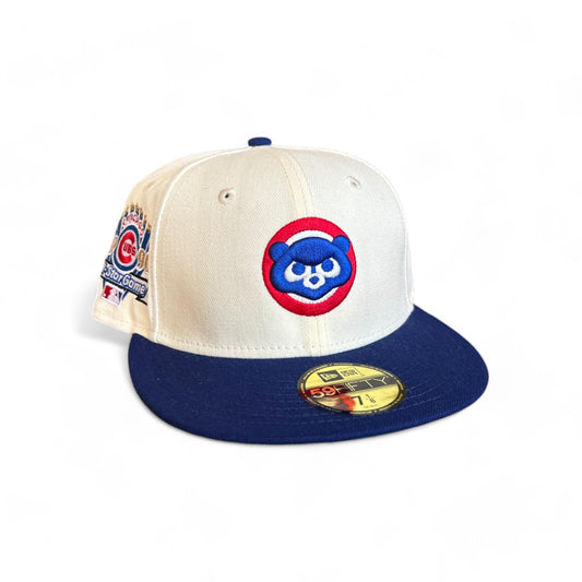 CHICAGO CUBS "OG WHITE DOME" 1990 ALL STAR GAME NEW ERA 59FIFTY HAT