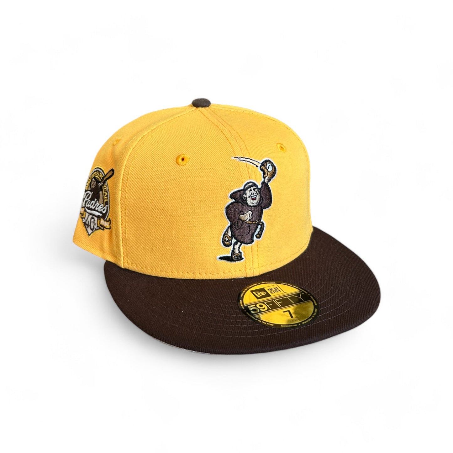 SAN DIEGO PADRES CATCHING FRIAR 40TH ANNIVERSARY NEW ERA 59FIFTY HAT