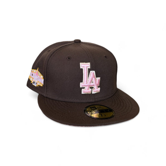 LOS ANGELES DODGERS PINK MOCHA 2022 ALL STAR GAME NEW ERA 59FIFTY HAT