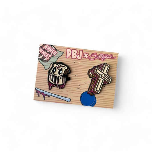 PINKBOTTOMJUS X SCRUFFGOD COLLAB PIN SET