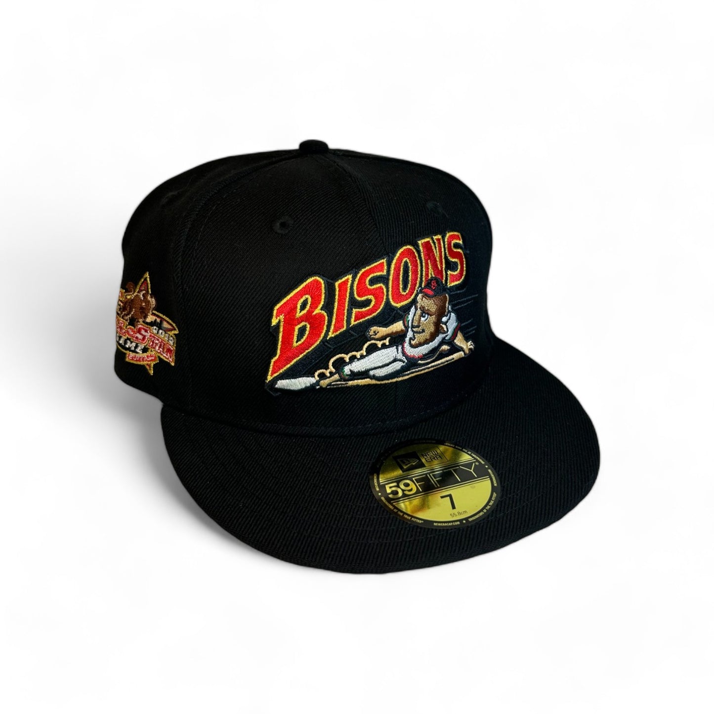 BUFFALO BISONS 2012 ALL STAR GAME NEW ERA 59FIFTY HAT BLACK/RED