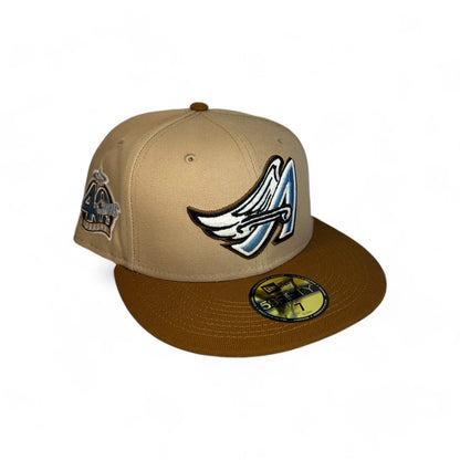 ANAHEIM ANGELS "PEANUT" 40TH ANNIVERSARY NEW ERA 59FIFTY HAT