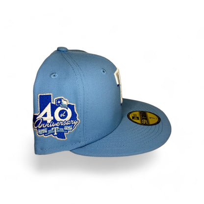 TEXAS RANGERS "ICEBERG" 40TH ANNIVERSARY NEW ERA 59FIFTY HAT