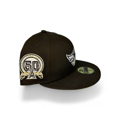 ANAHEIM ANGELS "BREAD & BUTTER" 50TH ANNIVERSARY NEW ERA 59FIFTY HAT