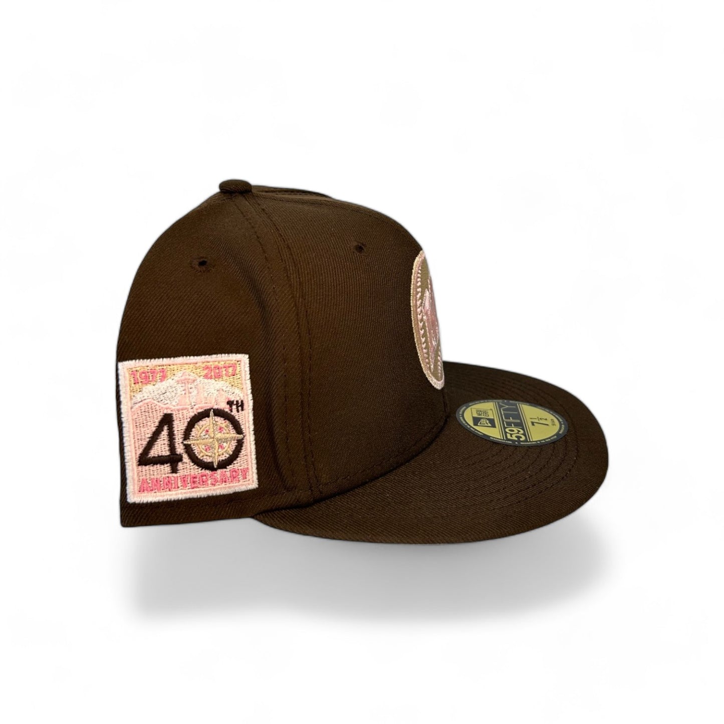 SEATTLE MARINERS "PINK MOCHA" 40TH ANNIVERSARY NEW ERA 59FIFTY HAT