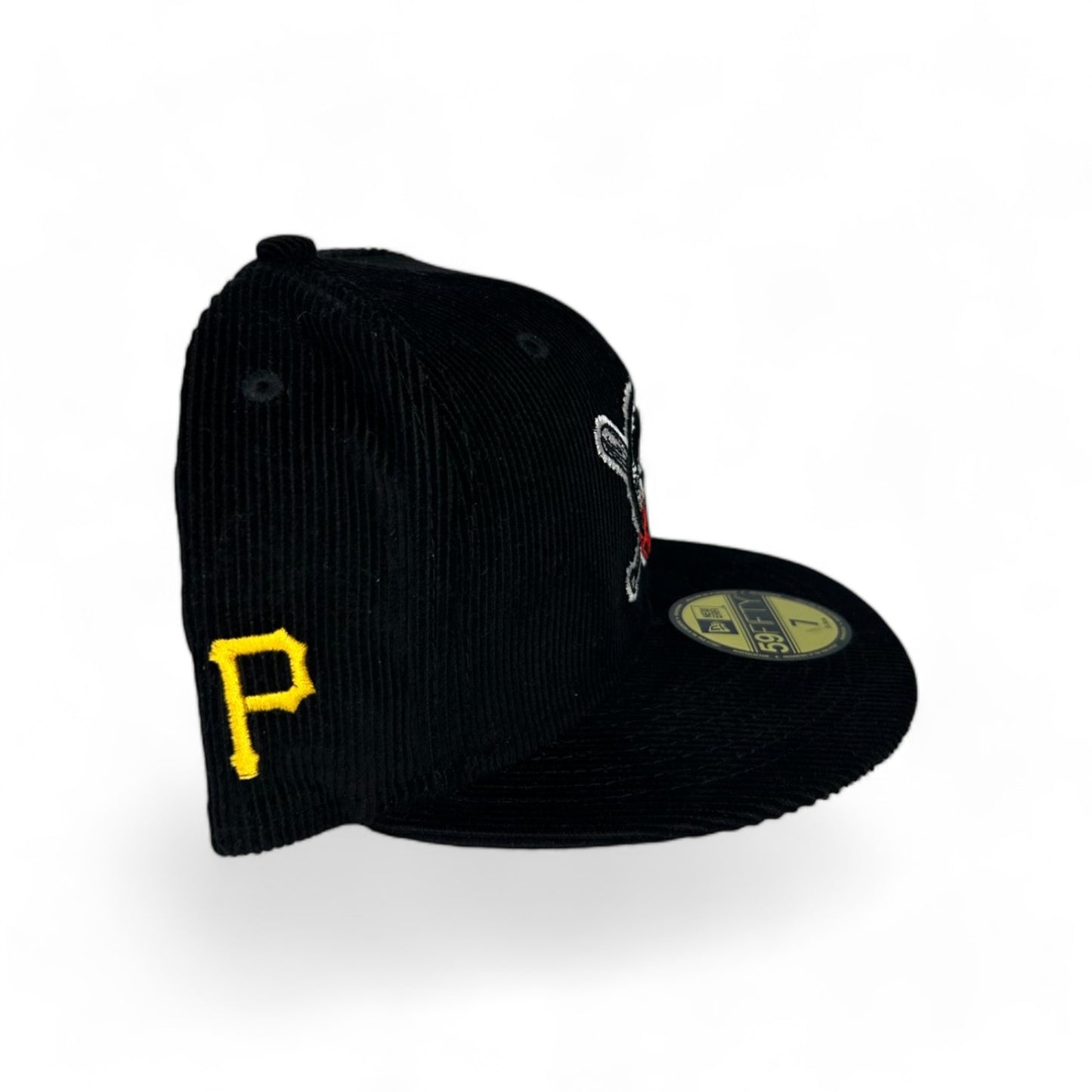 PITTSBURGH PIRATES CORDUROY "RED BANNED MASK" NEW ERA 59FIFTY HAT