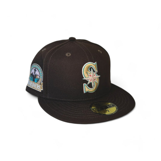 SEATTLE MARINERS "PINK MOCHA" 30TH ANNIVERSARY NEW ERA 59FIFTY HAT