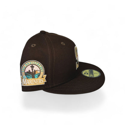 SEATTLE MARINERS "PINK MOCHA" 30TH ANNIVERSARY NEW ERA 59FIFTY HAT