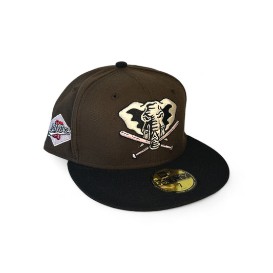 OAKLAND ATHLETICS STOMPERS "PINK MOCHA" 25 YEARS NEW ERA 59FIFTY HAT