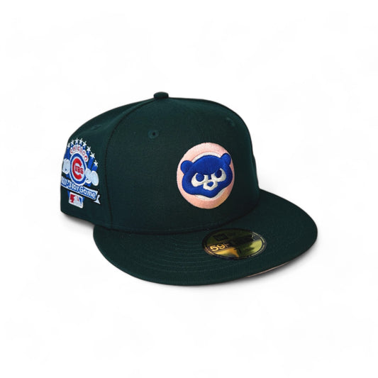 CHICAGO CUBS "GREEN EGGS & HAM" 1990 ALL STAR GAME NEW ERA 59FIFTY HAT