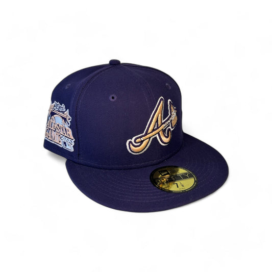 ATLANTA BRAVES "PURPLE HAZE" 2000 ALL STAR GAME NEW ERA 59FIFTY HAT