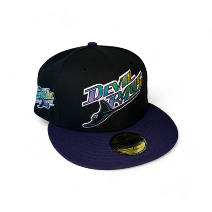 TAMPA BAY DEVIL RAYS "RETRO SCRIPT" 1998 INAUGURAL SEASON NEW ERA 59FIFTY HAT