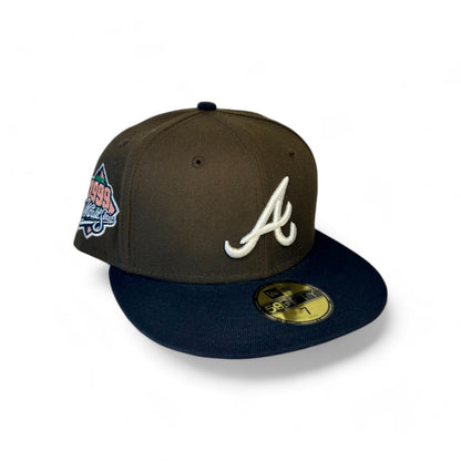 ATLANTA BRAVES "RED CLAY MANOLO" 1999 WORLD SERIES NEW ERA 59FIFTY HAT