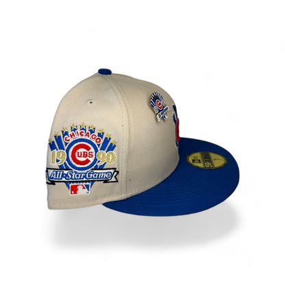 CHICAGO CUBS "WAVING" 1990 ALL STAR GAME NEW ERA 59FIFTY HAT