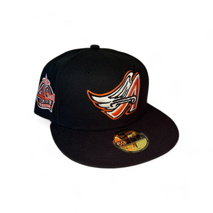 ANAHEIM ANGELS "HALLOWEEN" 40TH ANNIVERSARY NEW ERA 59FIFTY HAT