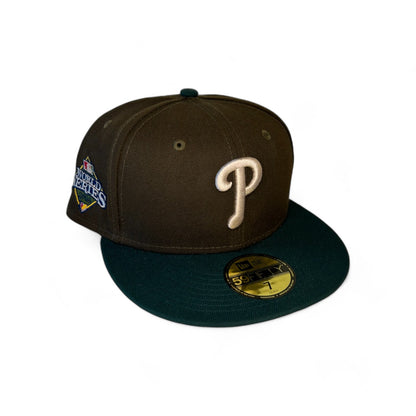 PHILADELPHIA PHILLIES "BEEF & BROCCOLI" 2008 WORLD SERIES NEW ERA 59FIFTY HAT