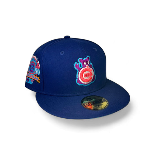 CHICAGO CUBS "INTERSTELLAR JELLY" 1990 ALL STAR GAME NEW ERA 59FIFTY HAT