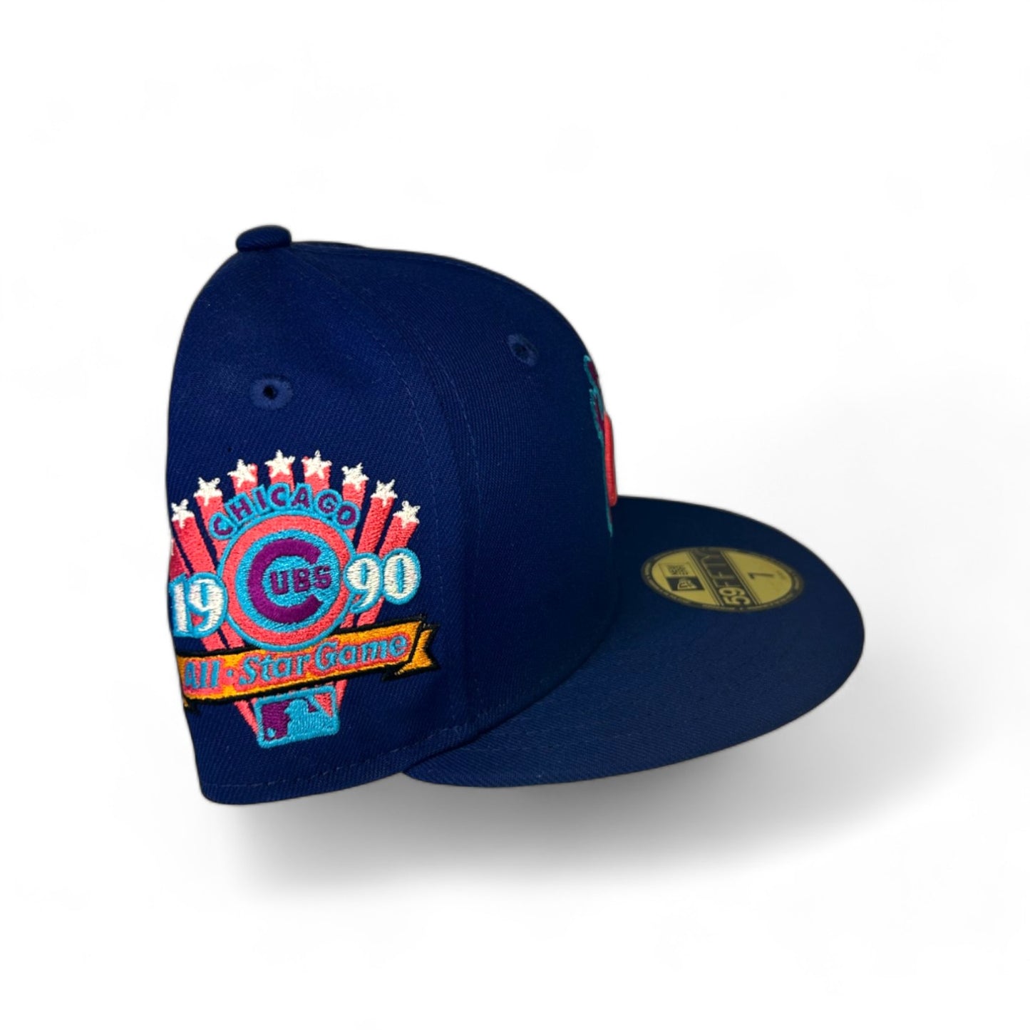 CHICAGO CUBS "INTERSTELLAR JELLY" 1990 ALL STAR GAME NEW ERA 59FIFTY HAT