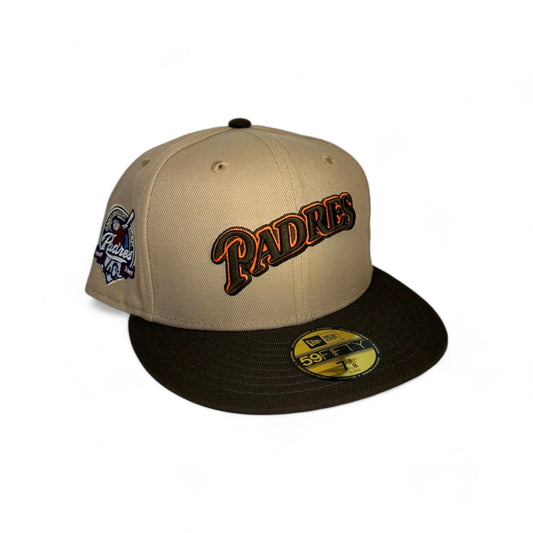 SAN DIEGO PADRES "RETRO SCRIPT" 40TH ANNIVERSARY NEW ERA 59FIFTY HAT