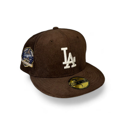 LOS ANGELES DODGERS CORDUROY 60TH ANNIVERSARY NEW ERA 59FIFTY HAT