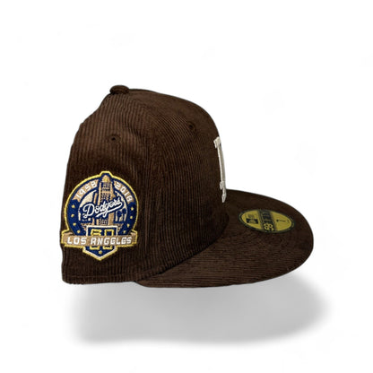 LOS ANGELES DODGERS CORDUROY 60TH ANNIVERSARY NEW ERA 59FIFTY HAT