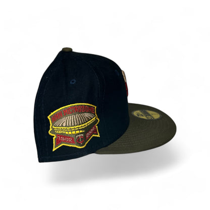 MINNESOTA TWINS SUEDE "FALL TONES" H.H.H. METRODOME NEW ERA 59FIFTY HAT