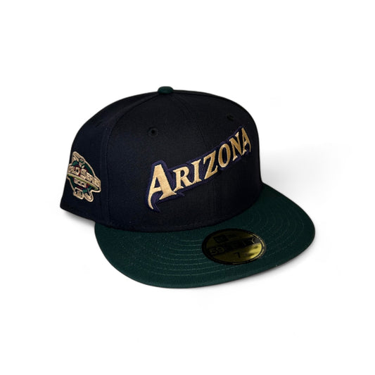 ARIZONA DIAMONDBACKS "RETRO SCRIPT" 2001 WORLD SERIES NEW ERA 59FIFTY HAT