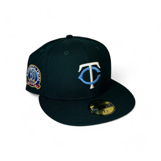 MINNESOTA TWINS GREEN ICY" 60TH ANNIVERSARY NEW ERA 59FIFTY FITTED HAT