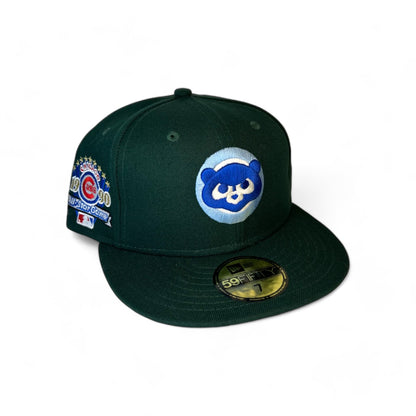 CHICAGO CUBS 1.0 "GREEN ICY" 1990 ALL STAR GAME NEW ERA 59FIFTY HAT