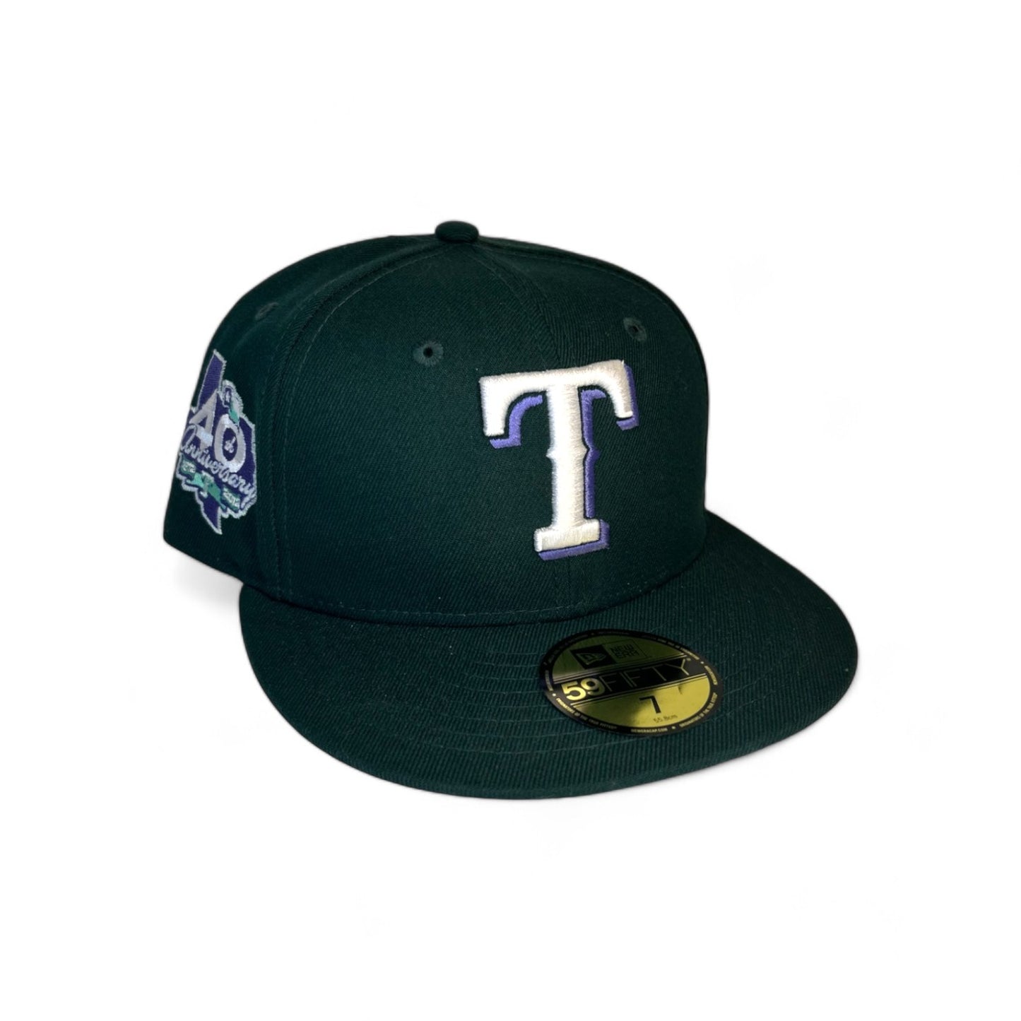 TEXAS RANGERS "LAVENDER FIELDS" 40TH ANNIVERSARY NEW ERA 59FIFTY HAT