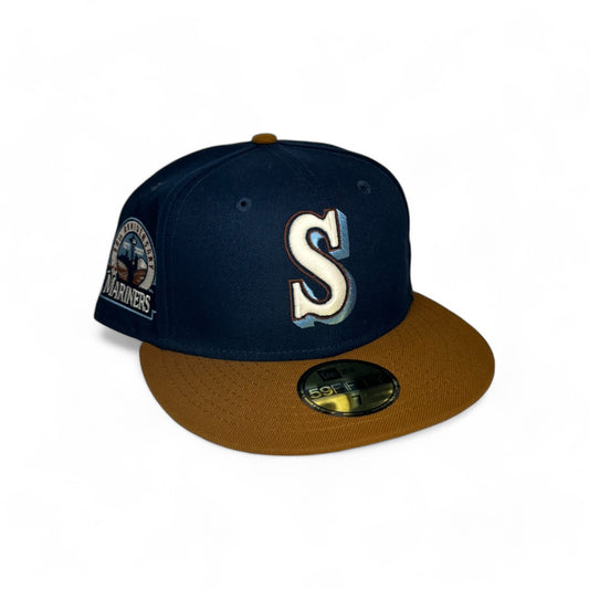 SEATTLE MARINERS "BLUEBERRY PANCAKE" 30TH ANNIVERSARY NEW ERA 59FIFTY HAT