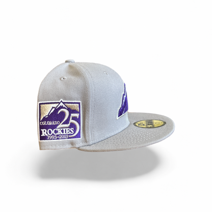 COLORADO ROCKIES 25TH ANNIVERSARY NEW ERA 59FIFTY HAT